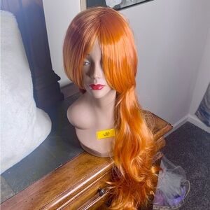 Vibrant Orange Women's Hair Wig